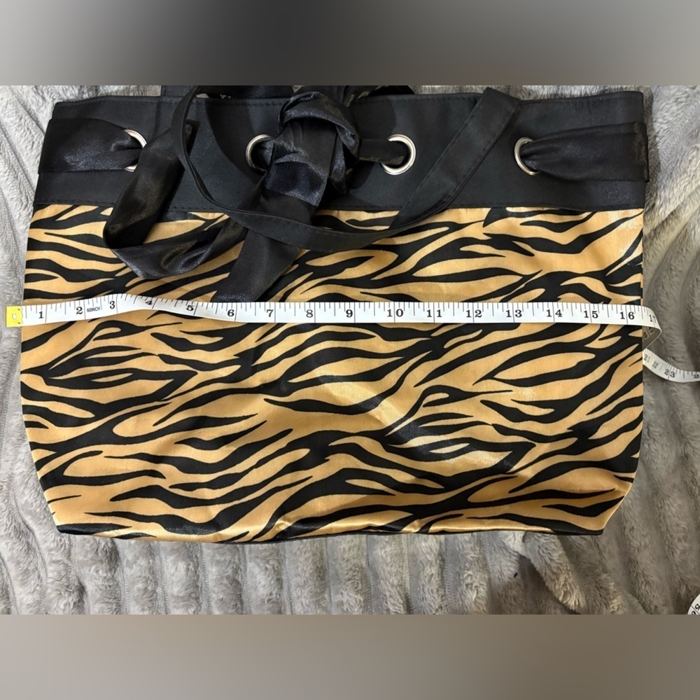 NWT Black and Gold Zebra Print Women's Bag by Gift Gallery - Picture 7 of 9